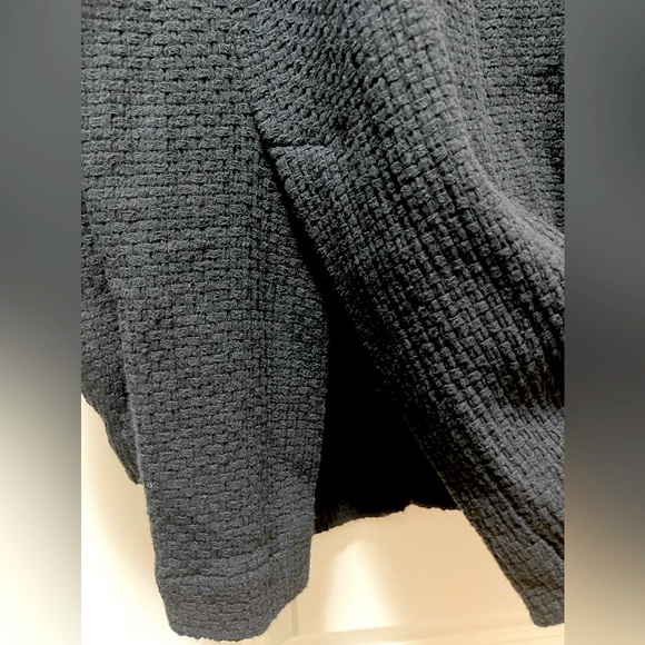 NWT Free People Like A Cloud 2-Piece Cotton Suit  BLACK  R$189 - Picture 10 of 12